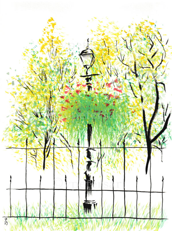 4th St Lamp Post
